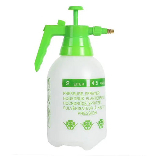 68oz Garden Pump Sprayer: 2L Hand Pressure Sprayer Bottle for Plant Mister Spraying, Weeds Home Cleaning & Watering