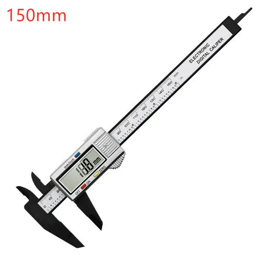 Accurate Measuring Tool: 150mm 100mm Electronic Digital Caliper with Carbon Fiber Dial Vernier Caliper Gauge Micrometer