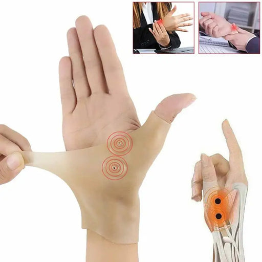 Relieve Arthritis Pain Instantly with Magnetic Therapy Wrist Hand Thumb Support Gloves