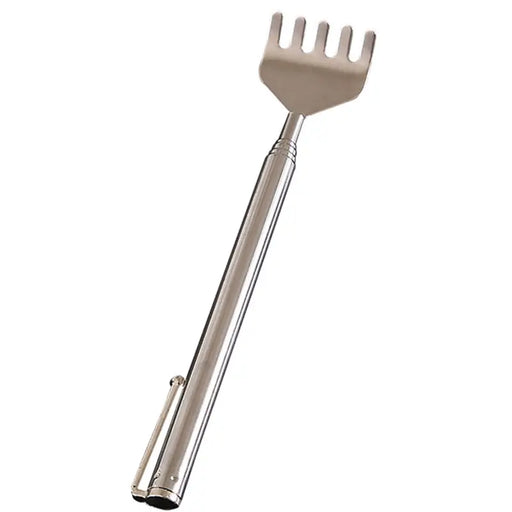 1pc Practical Extendable Back Scratcher, Stainless Steel Telescopic Anti Itch Claw Massager Extender