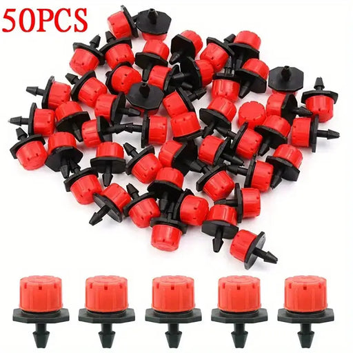 50pcs Universal Barbed Tee Fittings, Barbed Connectors Drip Irrigation For Water Hose Connectors Water Tube Drip Irrigation Watering System