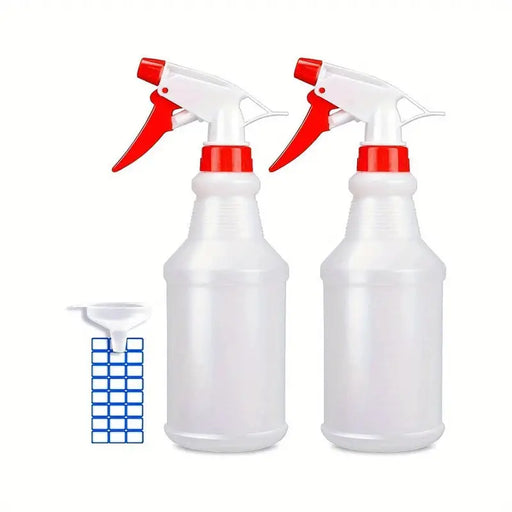 16oz Empty Spray Bottles - Adjustable Nozzle for Fine Mist to Stream - BPA Free - Perfect for Cleaning Solutions, Plants, BBQ & More!