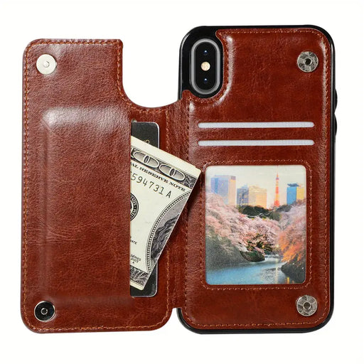Stylish Leather Phone Case: The Perfect Gift for Birthdays, Easter, or Your Boy/Girlfriend Brown
