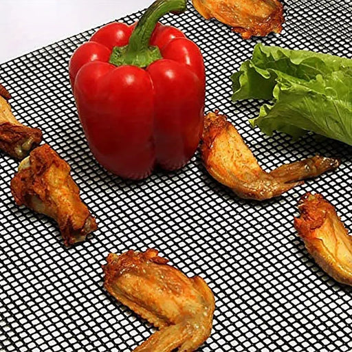 Grill Like a Pro with These Reusable Non-Stick BBQ Grill Mats - Perfect for Grilling Vegetables, Fish, Fajitas & Shrimp