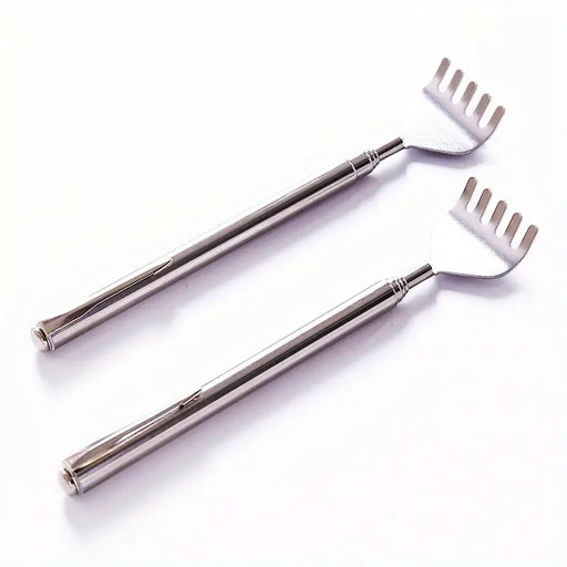 1 Pc Adjustable Back Scratcher Stainless Steel Back Telescopic Portable Extendable Claw Extender Tickle Stick Massage Tool