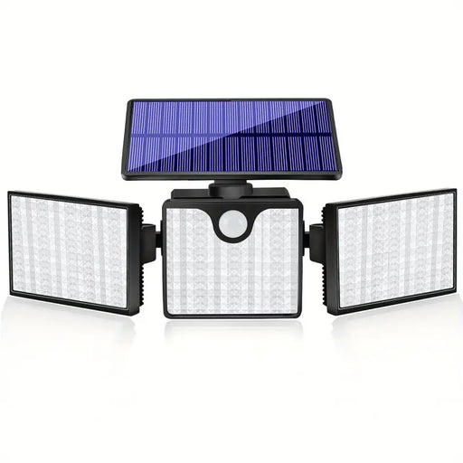 1pc 266LEDs Solar Wall Lights, Ultra Bright Waterproof Rotatable Motion Sensor Light For Outdoor Porch Yard Wall