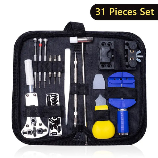 31pcs Professional Watch Repair Tool Kit - All You Need to Fix & Maintain Your Watches!