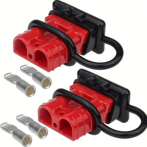 2 Pairs 175A Battery Quick Connect Disconnect Electrical Plug 175A 1/0AWG For Recovery Winch
