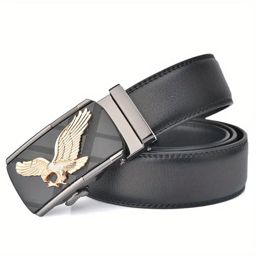 Eagle Style Automatic Buckle Men's Business Casual Belt Fashion All-match Genuine Leather Belt