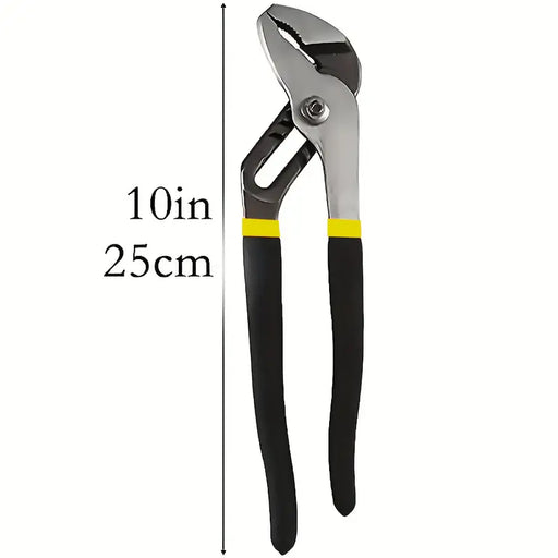 10 Inch Carbon Steel Straight Jaw Tongue & Groove Pliers with High-Visibility Handle - Generies Brands