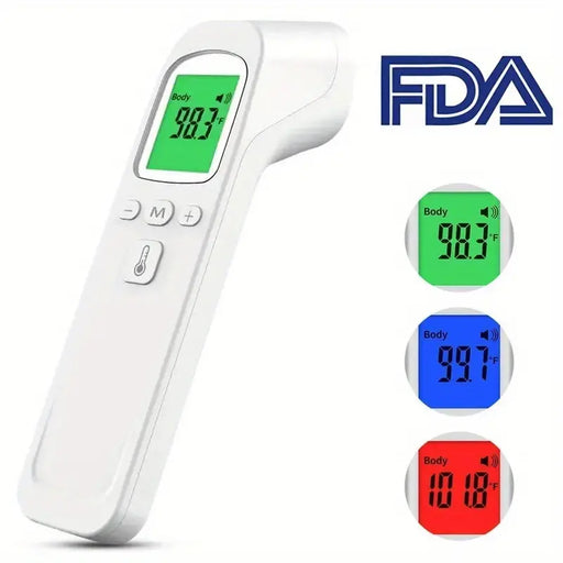 No-Touch Forehead Thermometer, Digital Infrared Thermometer For Adults And Kids, Touchless Baby Thermometer, 3 Ultra-Sensitive Sensors, Large LED Digits, Quiet Vibration Feedback, Non Contact