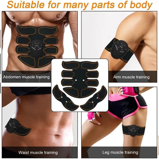 Abs Stimulator, Portable Fitness Workout Equipment For Men Woman Abdomen/Arm/Leg Home Office Exercise