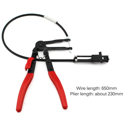 1pc Multi-Purpose Clamp Pliers: Soft Wire, Hose, Snap Ring & Tweezers - Perfect for Car Repair & Removal