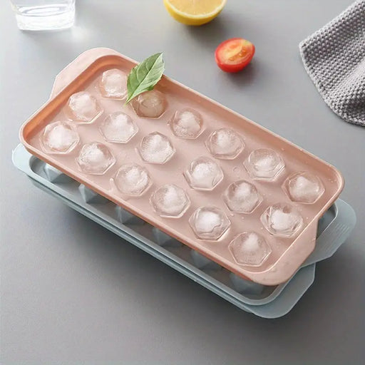 33-Grid Ice Cube Tray with Lid - Create Perfect Mini Ice Balls for Freezing!