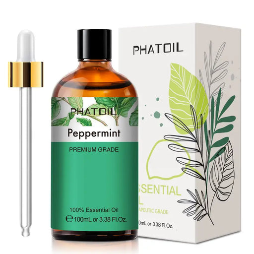 100ml of Refreshing Peppermint Essential Oil - Perfect for Aromatherapy, Diffusers, Humidifiers, Skin Care & Massage!