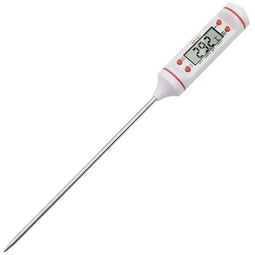 Accurately Measure Food Temperature Instantly with this Digital Meat Thermometer - Perfect for Cooking, Grilling, and Deep Frying!