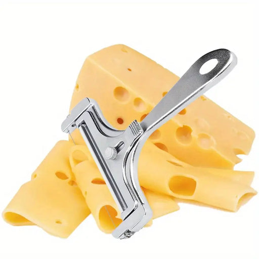 1pc Adjustable Stainless Steel Cheese Slicer - Cut Soft, Semi-Hard Cheeses with Precision!